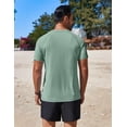 thumbnail image 4 of COOFANDY Mens Quick Dry T Shirts Short Sleeve UPF 50+ Rash Guard Shirts Cooling Shirts for Hot Weather, 4 of 6