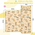 thumbnail image 5 of Cartoon Corgi Dog and Footprints Toddler Nap Mats for Kids Preschool,Sleeping Mat Bag or Kids,Toddler Sleeping Bag,Toddler Nap Mat or Daycare, 5 of 6