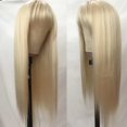 thumbnail image 4 of Dowofuu Perruques Cheveux Synthétiques Longues avec Frange Perruque de Costume pour Femmes Résistante à la Chaleur Perruque de Remplacement (Blond), 4 of 4