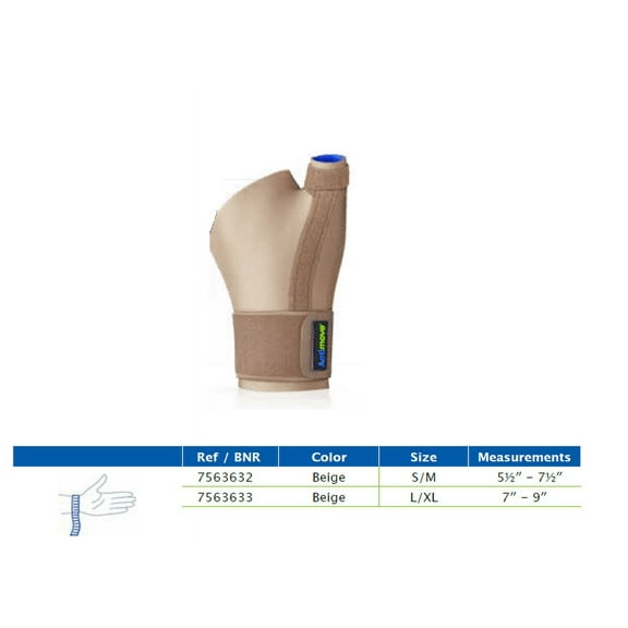 Actimove Thumb Stabilizer Extra Stays Large/XLarge Beige