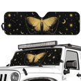 thumbnail image 2 of Uorisanigo Windshield Sun Shade, Starry Butterfly Sunshades Sun Visor, 52.95" X 16.14", Compatible with Jeep Wrangler JL JLU 2018-2025 Foldable Front Window Sunshade Cover, 2 of 7