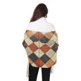 thumbnail image 4 of FORMRS Womens Scarf Winter Soft Long Big Warm Shawls Wrap Tassel Scarves, Checkered Pattern, 4 of 9
