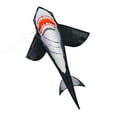 thumbnail image 3 of harayaa Shark Kite Lightweight Easy to Fly Animal Kite for Backyard Travel Grassland black, 3 of 9