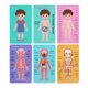 thumbnail image 1 of 1 juego de la parte del cuerpo Puzzle juguete niños educativos jigsaw jugando juguete de madera, 1 of 4