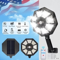 ASKITO Solar Lights Outdoor, 168LED 6500K Solar Wall Light with Motion Sensor, Waterproof Outdoor LED Garden Lamp for Yard, Street, Porch, Gate