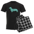 thumbnail image 6 of CafePress - Dachshund Silhouette Men's Dark Pajamas - Men's Dark Loose Fit Cotton Pajama Set, 6 of 7