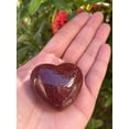 thumbnail image 4 of Strawberry Quartz Gemstone Hearts, Polished Strawberry Quartz Puffy Hearts, Strawberry Quartz Palm Stone, Strawberry Quartz Heart (1 Heart), 4 of 9