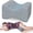 Gray, variant on OKYWHOP Memory Foam Knee Pillow for Side Sleepers, Leg Pillow, White | Support Leg Pillows for Side Sleeping Soothing Relief, Smooth Spine Alignment Pillow for Hip, Sciatica, Knee, Joints Pain