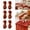 Rust Red, variant on 6 Pack Cheesecloth Table Runner 10Ft Christmas Gauze Boho Table Runners for Wedding Decor
