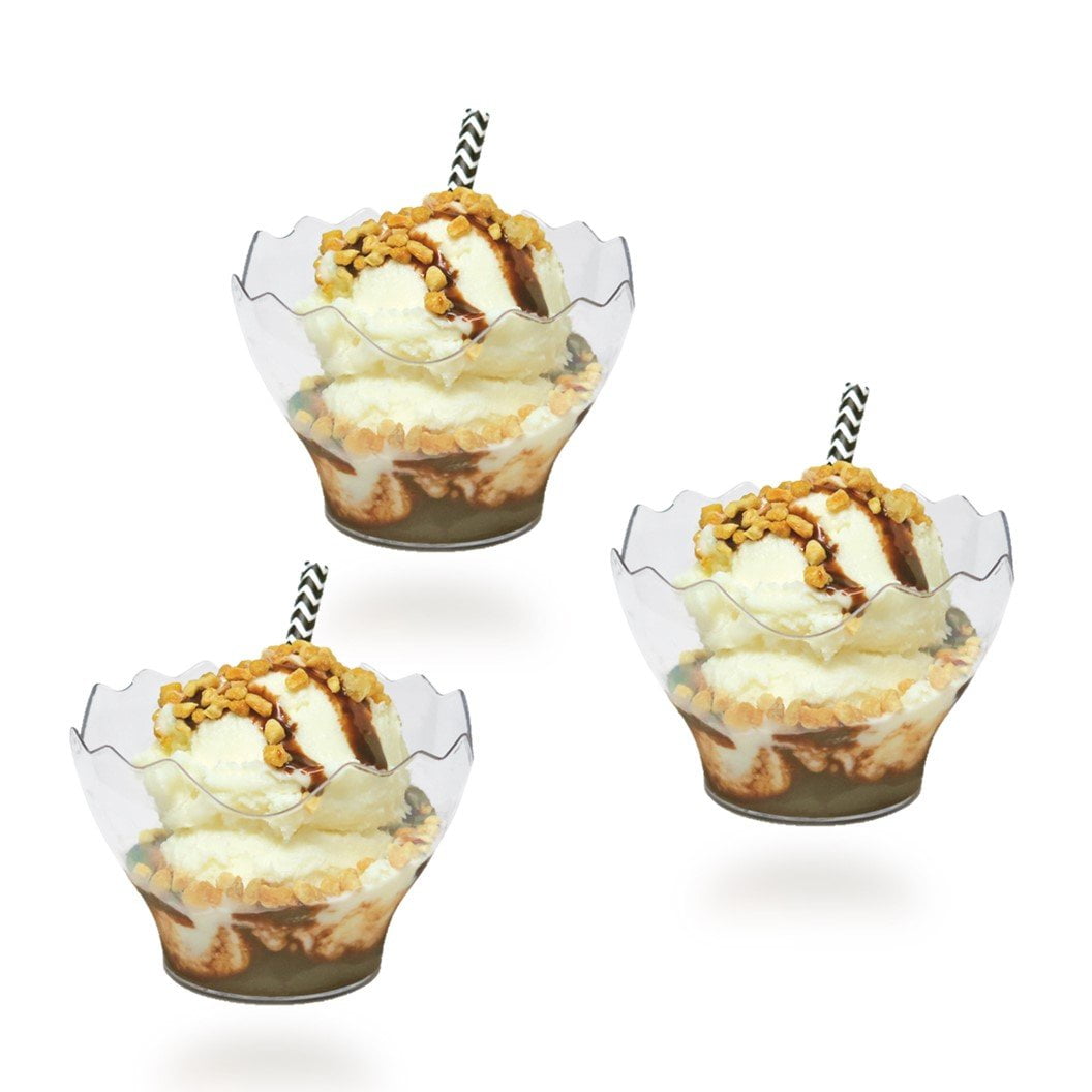 Posh Setting Mini Collection, Scalloped Edged Dessert Cup/Bowl