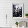 thumbnail image 1 of Cuadros Decorativos Hombres 5D bricolaje completo redondo taladro diamante pintura Rhinestone pared imagen (345) Tmvgtek embutido en tela, 1 of 6