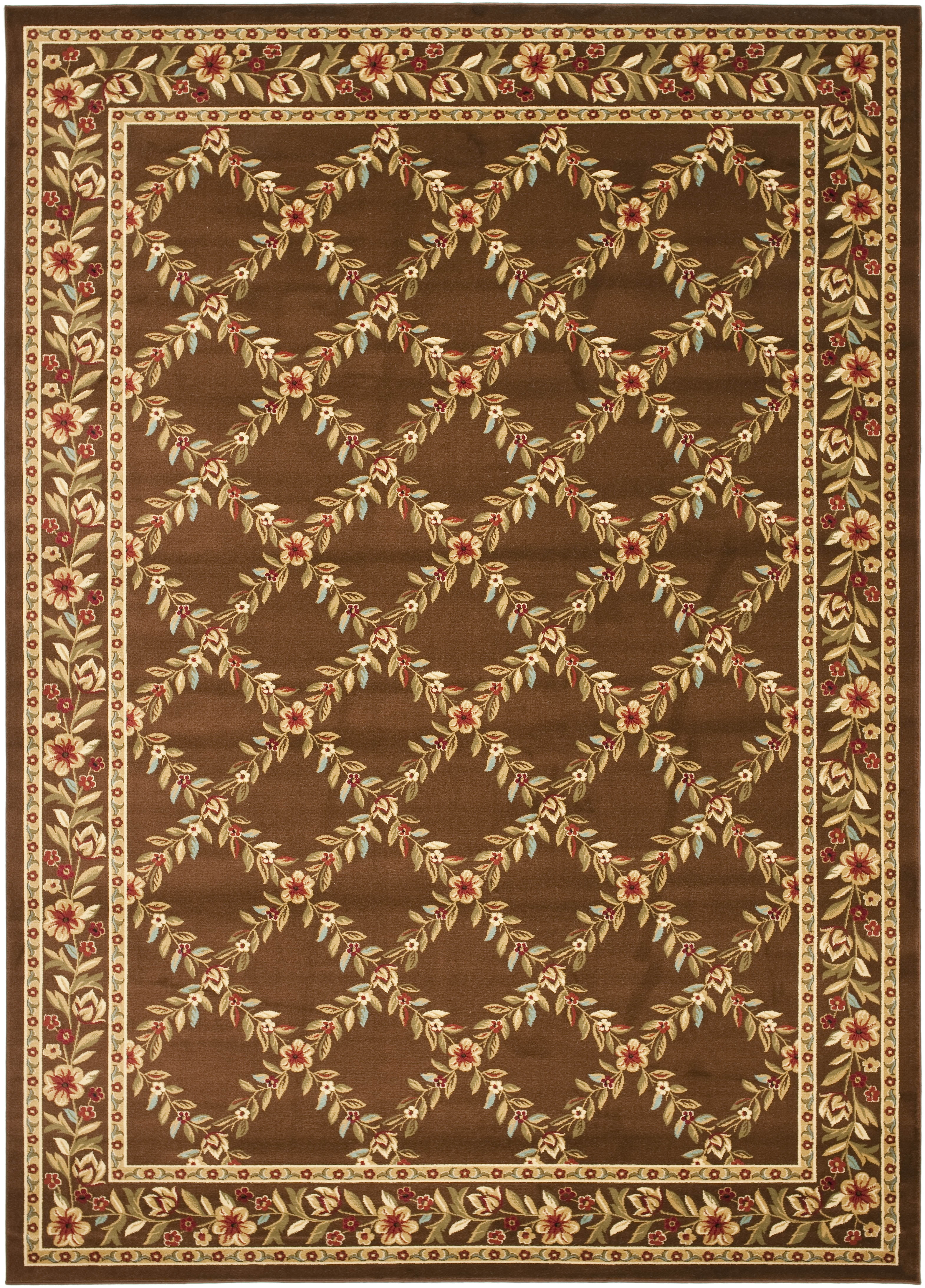 Safavieh Lyndhurst Marshall Floral Border Area Rug or Runner Walmart