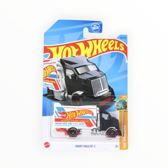 Hot Wheels Hiway Hauler 2 130/250 - Black - 2023 Mainline