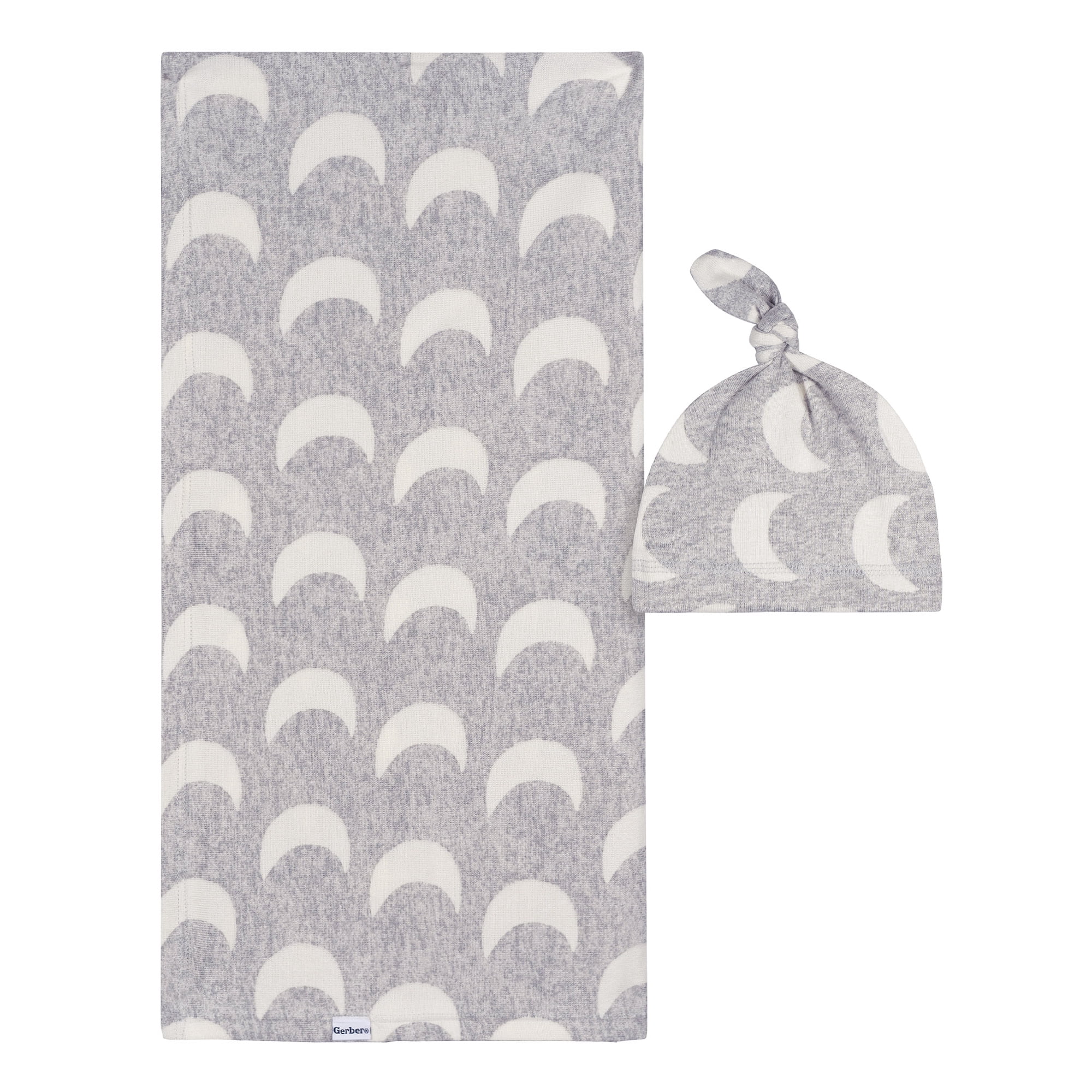 Gerber Baby Neutral 2pc Swaddle & Cap Set, Onesize