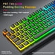 thumbnail image 3 of GAMING TECTURO DE TECLADO KEYCAPS Universal FIT PBT Teclado KeyPad Caps con el extractor Reemplazo de piezas Accesorios para computadora Negro 117 paquetes Inevent EL005766-01B, 3 of 7