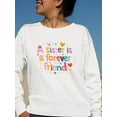 thumbnail image 2 of Sister Is A Forever Friend Sweatshirt Women -Image by Shutterstock, Female 5X-Large, 2 of 4