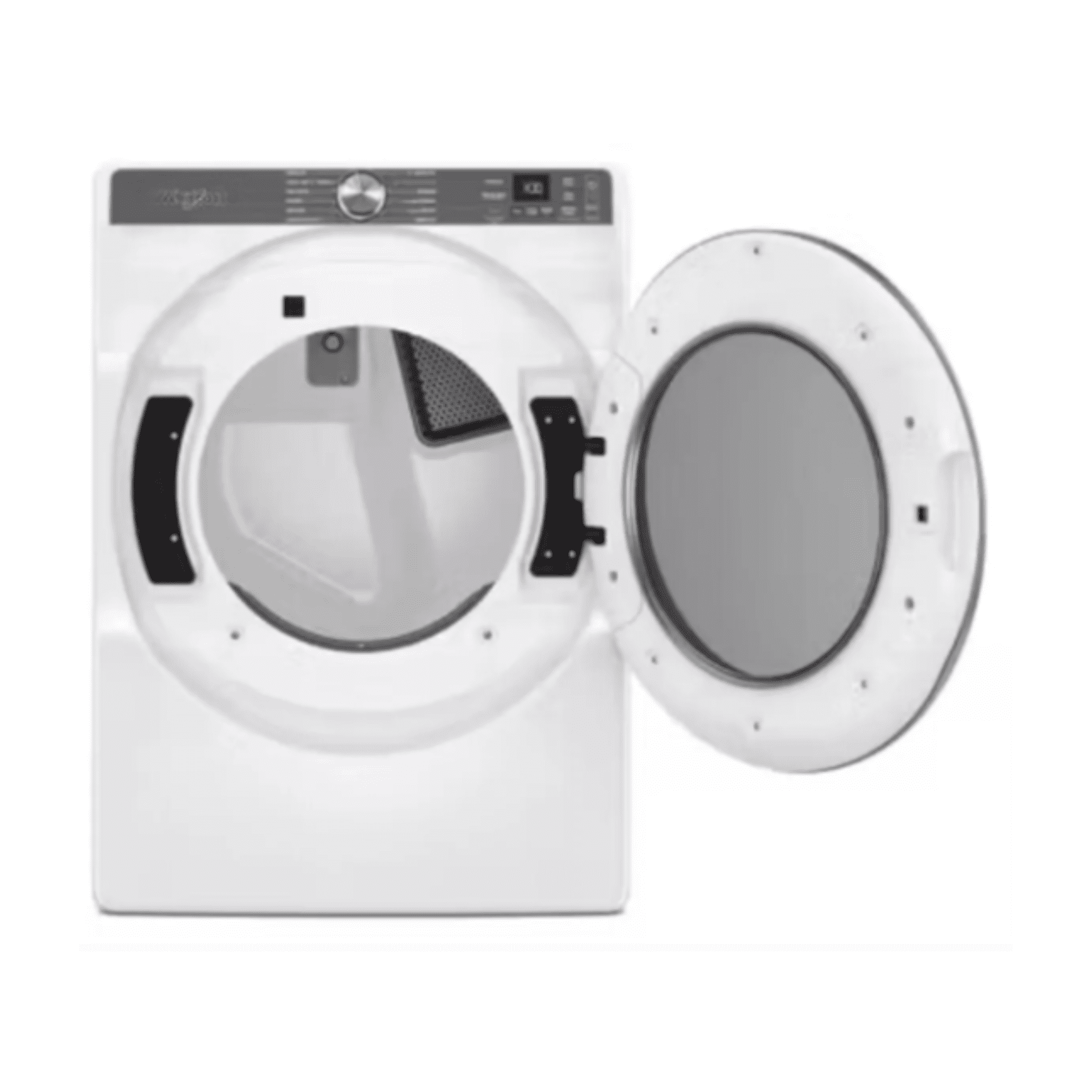 Whirlpool 27 Inch Smart Gas Dryer with 7.4 cu ft Capacity, Wrinkle Shield, AI Intelligent Dry, Quick Wash & Dry, Sanitize Cycle  White WGD6720RW