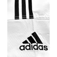 thumbnail image 2 of adidas Eco Fighter 3 Taekwondo Black V-Neck Sparring Uniform w/ 3 Stripes - 100% Polyester - 130, 2 of 3