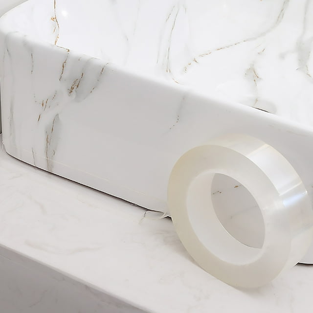 Kitchen Sink Transparent Tape Waterproof Anti-Mildew Self-adhesive Bathroom Strip Pool Water Seal 30mm Wide