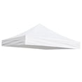 thumbnail image 3 of Toldo cuadrado de repuesto - Cubierta portátil impermeable para cenador de jardín al aire libre Blanco, 3 of 8