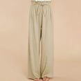 thumbnail image 1 of Pantalones Largos De Mujer, Pantalones Casuales De Cintura Alta Para Mujer Con Cinturón Para La Vida Diaria ANGGREK Otros, 1 of 5