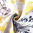 thumbnail image 5 of DriftAway Acacia Floral Blossom Watercolor Printed 100 Percent Blackout Thermal Insulated Window Curtain Valance Rod Pocket Single 52 Inch by 18 Inch Plus 2 Inch Header Yellow, 5 of 6