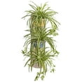 thumbnail image 2 of Nearly Natural Green 39" Spider Artificial Plant in Three-Tiered Wall Decor Planter, 2 of 2