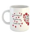 thumbnail image 2 of Ambesonne Grandma Ceramic Gift Mug, Love Lettering Grandmother, 11 oz, Ruby Evergreen Black, 2 of 4