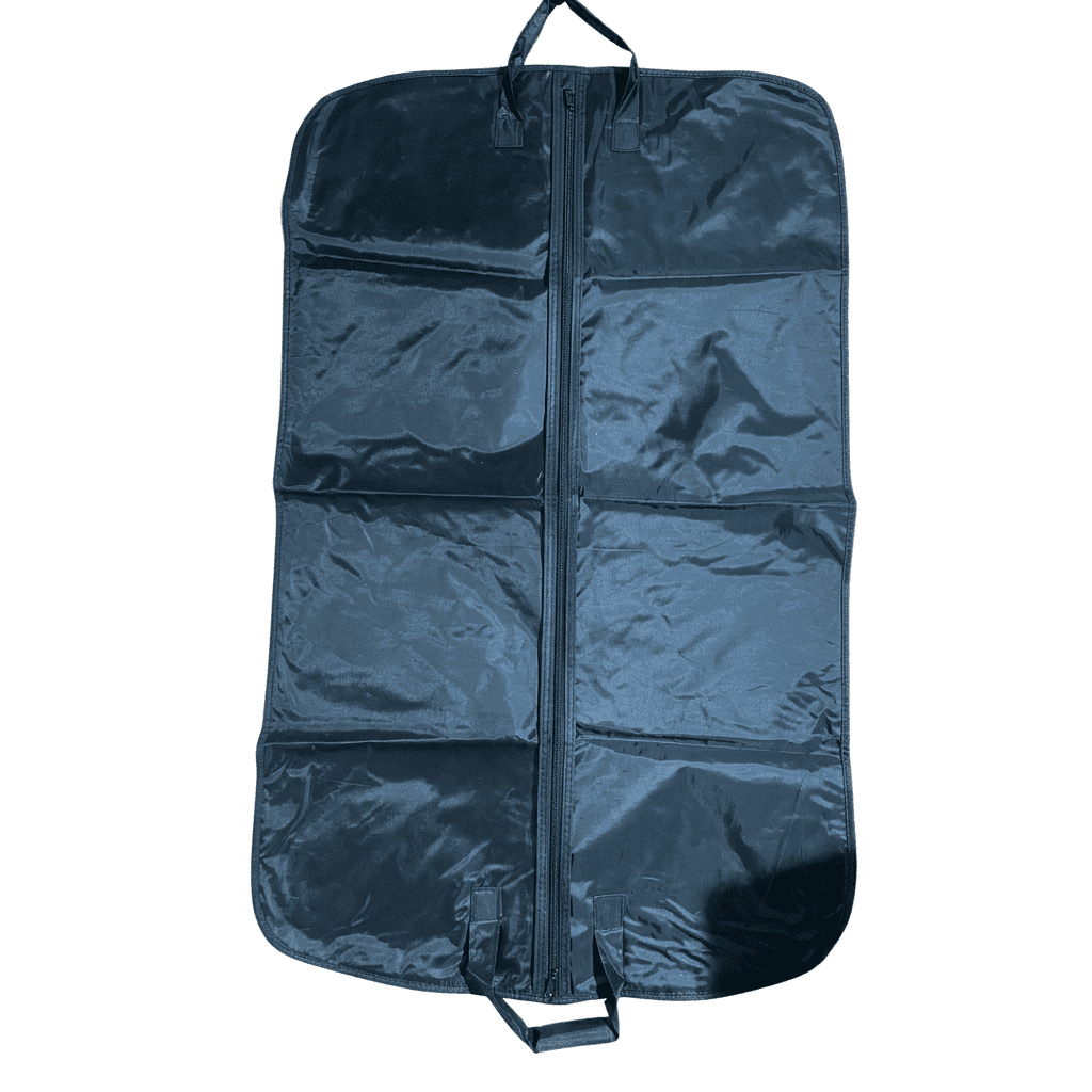 IVILLAGE Non Woven Suit Cover for Men, Blazer & Coat Garment Bag with Zipper, Foldable Suit Bag with Transparent Window, Dustproof Clothes Storage Organizer with Handle for Travel & Wardrobe
