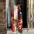 thumbnail image 6 of Spring Summer Plus Size Boho Overalls for Women Hippie Cloth Floral Printed Jumpsuits Spaghetti Strap Rompers, 6 of 6