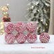 thumbnail image 4 of Juego de adornos para árbol de Navidad con estampado de copos de nieve, bolas de punto para decoraciones de fiestas navideñas en interiores y exteriores, 4 of 4
