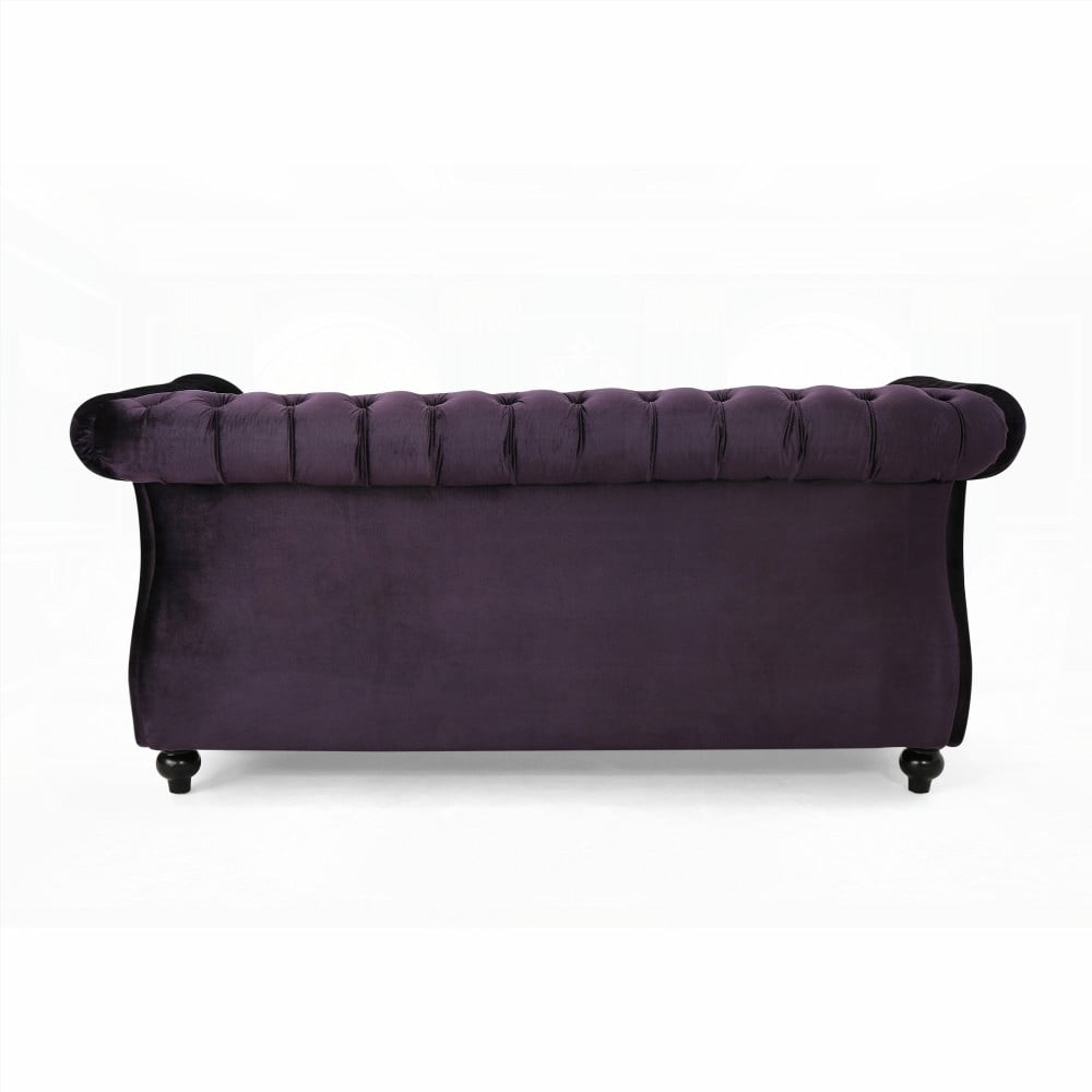 Plush Comfort Loveseat with Traditional Chesterfield Style|Deep Button Tufting