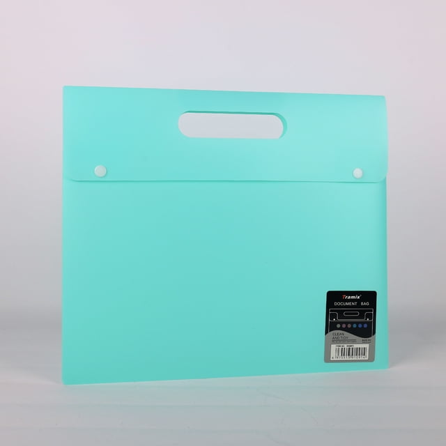 TUWABEI Plastic Envelopes Envelopes, HeavyDuty File Folders, Clear Folders with Pockets, Folders for Documents Letter A4 Size, Filing Folders, Travel Bags, Office School Paper Storage