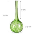 thumbnail image 5 of AMGRA Colorful Hand-Blown Glass Plant Watering System - Decorative Self-Watering Globes (2 Pack), 5 of 5