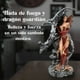 thumbnail image 5 of Hada Dragon Guardian Rojo Estatua Mistica Decorativa Resina, 5 of 8