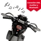 thumbnail image 3 of Moto Montable para Niños Electrica The Baby Shop - Luz y Sonido 6v, Bluetooth, USB Negro -, 3 of 8