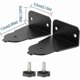 thumbnail image 4 of Wall Mount Brackets for Curved Soundbar and Metal Speaker Stand Compatible with Various Models, 4 of 5