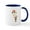 White/Navy Inside, variant on CafePress - Easter Bunny Jelly Bean Balloons Mugs - 11 oz Ceramic Mug - Novelty Coffee Tea Cup