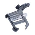 thumbnail image 2 of QualitChoice Bike Phone Holder Mount Smartphone Stand Bracket Rotating Adjustable Aluminum Alloy Universal Anti-skid Accessory Gray, 2 of 6