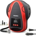 thumbnail image 3 of TEROMAS Compresor de aire para inflar neumáticos, bomba de aire portátil DC/AC para neumáticos de coche 12 V DC y otros inflables en casa 110 V AC, bomba de neumáticos eléctrica digital con manómetro, 3 of 4