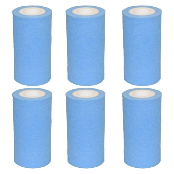 New Longer Lasting A or C Meltblown Pool Filter Replacement Compatible with 29000E/59900E Easy Set, Summer Escapes, Summer Inflatable Swimming Pool, A/C Pack of 6