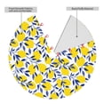 thumbnail image 2 of Yiaed Tropical Lemon Print Christmas Tree Skirt , Tree SkirtsTree Mat for Christmas Winter Holiday Indoor Decorations-30", 2 of 7
