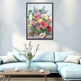 thumbnail image 4 of Pintura de diamante 5D, taladros completos, plantas de flores, lienzo, resina, diamantes de imitación, bordado, puntada, decoración del hogar yu034 Methold HA001883-04, 4 of 6