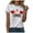White, variant on larppty Valentines Day Cute Love Heart Gnome Leopard Women Girls T-Shirt Fashion Clothes (White, XXL)