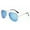 Blue, Multicolor, variant on Newbee Fashion - 2 Pack & 3 Pack Classic Aviator Sunglasses Flash Full Mirror lenses Metal Frame for Men Women UV Protection