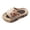 Khaki, variant on Boys Girls Sporty Slippers Kids Open Toe Thick Sole Slides Lightweight Sandals for Summer Daily Play Grey Size 4-4.5 Years