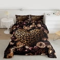 thumbnail image 2 of Castle Fairy Vintage Love Heart Full Size Comforter Sets,Romantic Floral Rose Bedding Sets, 2 of 8