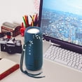 thumbnail image 3 of Altavoz Bluetooth PAVEOS con inserción de tarjeta, portátil, LED, Bluetooth, audio, regalo, FM, pequeño altavoz, Bluetooth, audio para coche, apto para niños, azul oscuro, 3 of 5