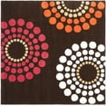 thumbnail image 2 of Safavieh Soho Louise Geometric Area Rug, Brown/Multi, 6' x 6' Square, 2 of 8