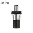 thumbnail image 3 of Uxcell 6.8mm Clavos de reparación para puertas de gabinete, pasadores de resorte con eje central de hierro, conector de panel de puerta, negro, 24 piezas, 3 of 7